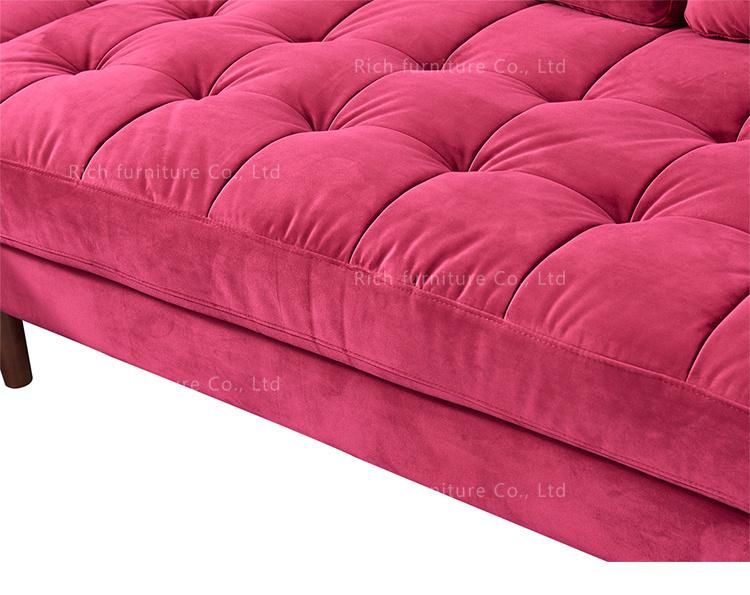 Left Chaise Lounge Corner Sofa Fabric Living Room Modular Couch