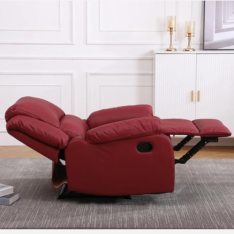 Living Room Furniture Leather Recliner Sofa Single Chair