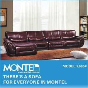 Modern Top Grain Leather Sectional Sofa