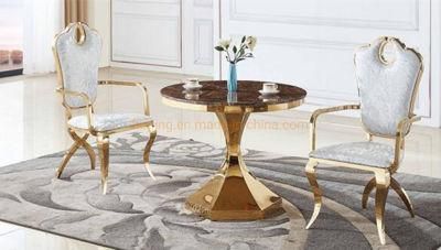 Hotel Furniture Simple Design Home Coffee Table Golden Negotiate Dining Room Side Table