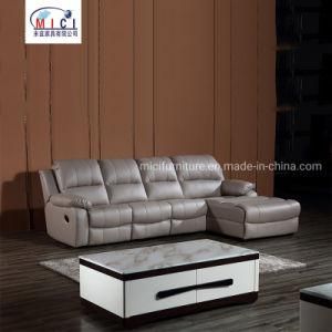 Living Room Furniture Genuine Leather Recliner Sofa