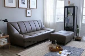 Promotional Modern Leisure Top Grain Leather Sofa Set