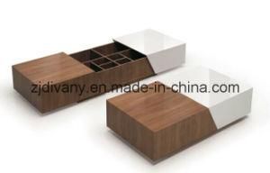 Italian Style Wooden Coffee Table Drawer Tea Table (T-92)