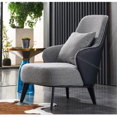 Hotel Living Room Chasie Lounge Single Sofa Chair Designed by Minotti Leslie