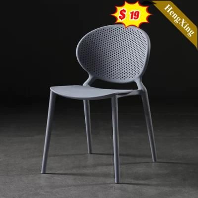 Minimalist Design Cheap Wholesale Monoblock Armless Fixed Backrest Stackable Plastic Chairs