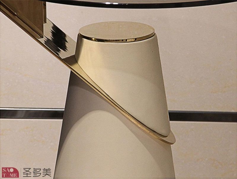 New Style Home Furniture Living Room Coffee Table Side Table Bedroom Table Melamine Laminated Metal PU Leather Glass Tea Table