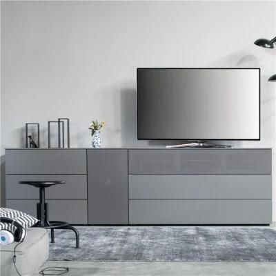 New Products TV Cabinet Stainless Steel 304 Hot Sale Customized Royal TV Cabinet TV Rack Cabinet