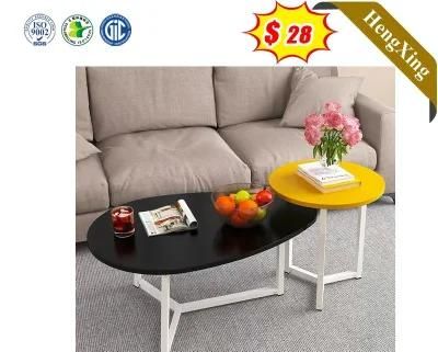 Modern Stainless Steel Leg Round Living Room Home Furniture Luxury Side Center Coffee Table