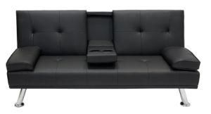 PU Sofabed with Cup Holder