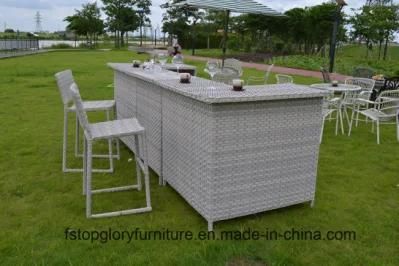 New Design PE Rattan Bar Table Chair Outdoor Leisure Furniture Modern Furniture