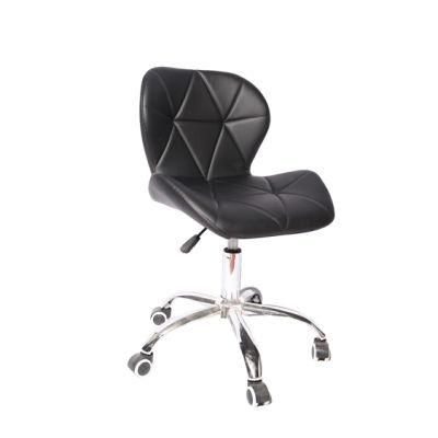 Leather Classroom Swivel Chair with Casters Meeting Room