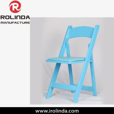 China Cheap Durable Wood Folding Wedding Chair Factory
