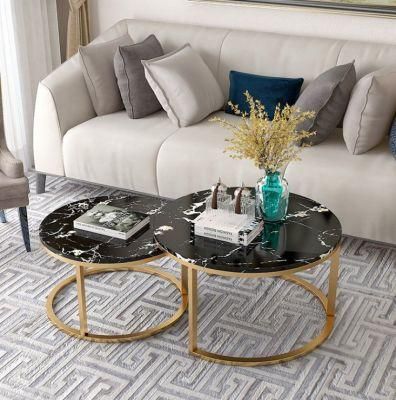 Wholesale Hot Selling Marble Apartment Round Small Coffee Table