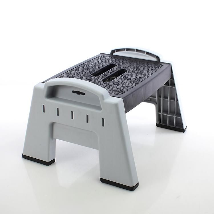 Foldable and Open Plastic Folding Step Stool Tested by En14183