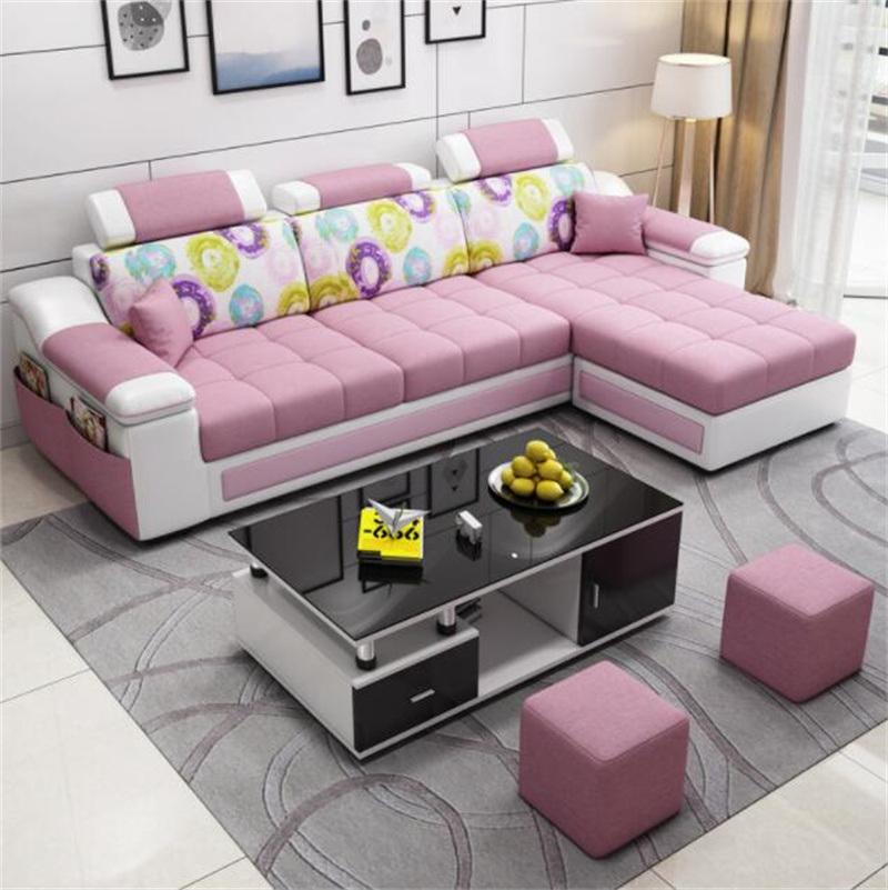 Simple Modern Furniture Sofa Living Room Three-Seat Modular Sofa