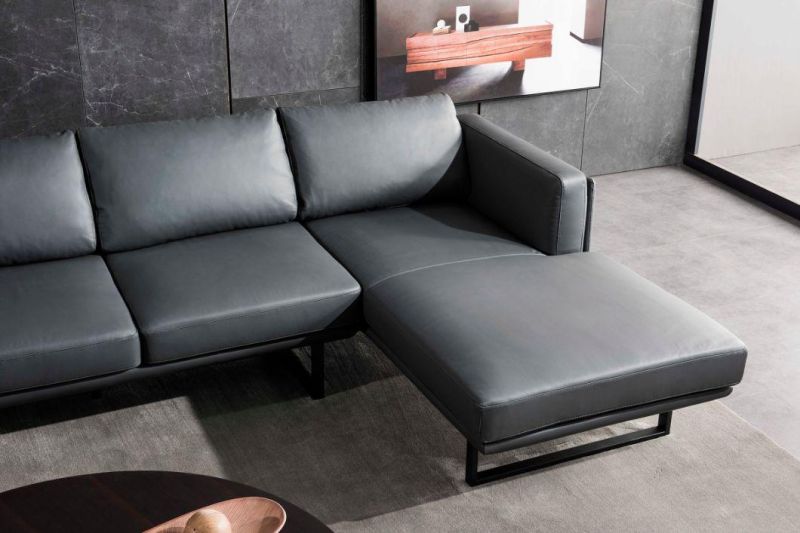 New Modern Furniture Design Leather Sofa Set Living Room Furniture in American Market Furniture