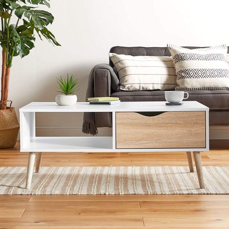 Household Living Room Simple Furniture Modern Reception Solid Wood Side Table