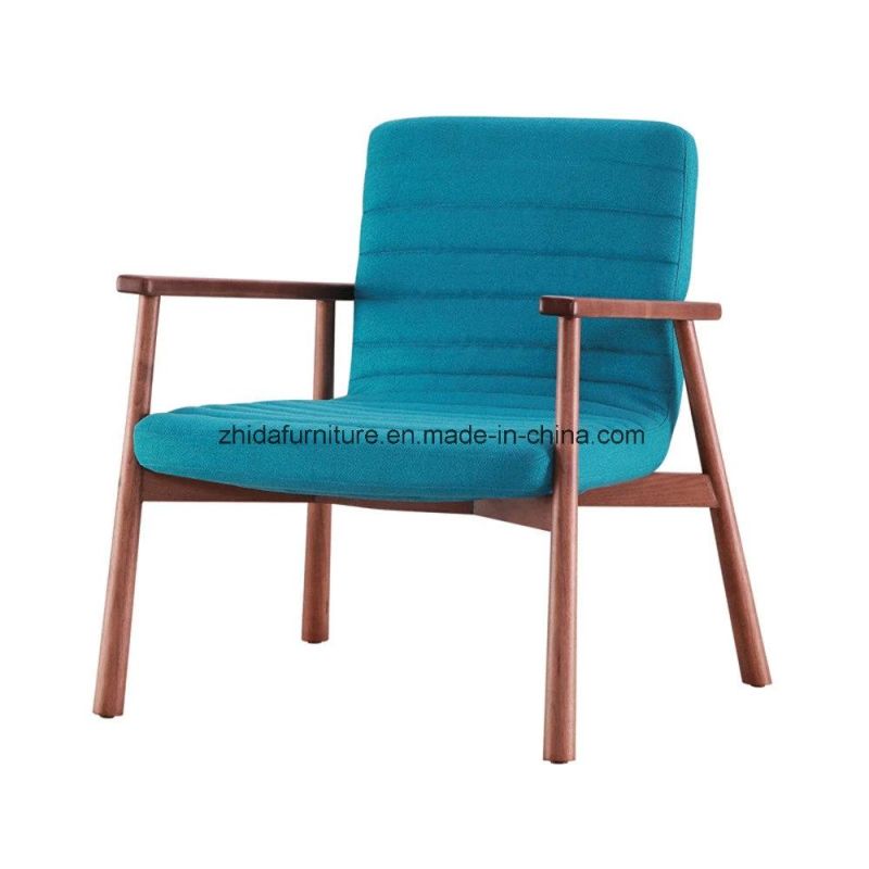 Fabric Chair /Walnut Wooden Frame Chair
