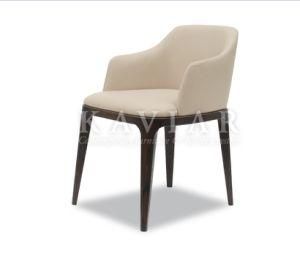 High Quality Modern Dining Chair with Solid Wood Legs (RA108)