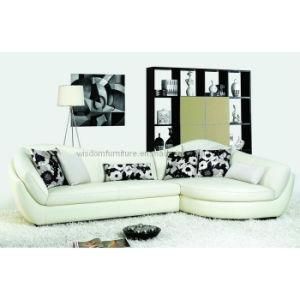 Living Room Leather Coner Sofa (WD-2688)