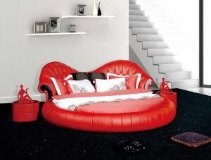 Newest Model Furniture Bedroom Leather Bed 692#
