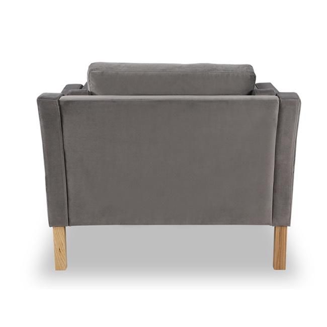 Borge Mogensen Velvet Single Sofa (Armchair)