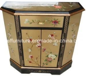 Oriental Lacquer Wooden Art Furniture Antique Living Room Cabinet