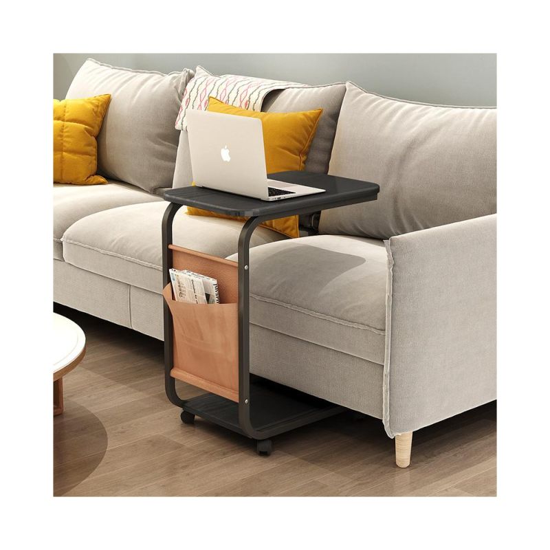 C Shape End Modern Living Room Bed Bedroom Sofa Square Narrow Cube Wood Metal for Luxury Tables Side Table