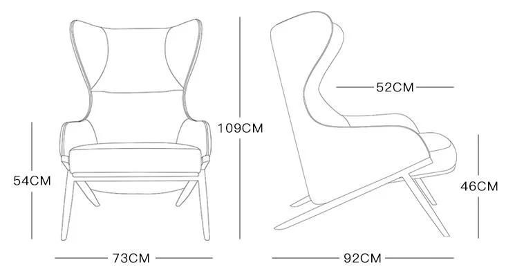 Zode Customized Living Room Home Furniture Arm Chair