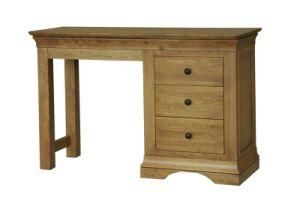 Antique Wood Single Pedestal Desk