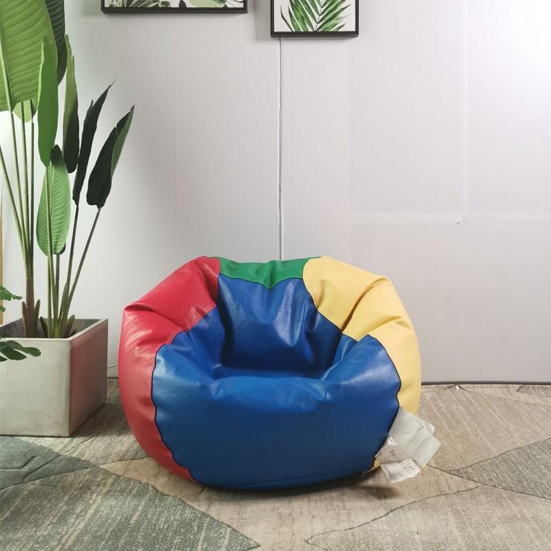 Amazon Hot Sale Ball Shape Bean Bag Chair Living Room Chairs Teens Room Decoration Kids Teen Storage Bean Bag Bedroom Furniture