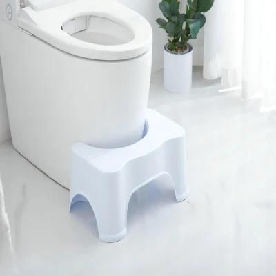 Simple Bathroom Toilet Stool Plastic for Children and Adults