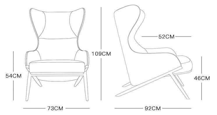 Zode Modern Home/Living Room/Office Furniture Classic Lounge Chairs Computer Chair