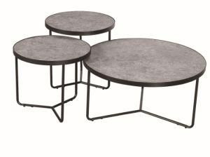 New Design Modern Decor Nesting Tables MDF Top with Metal Legs