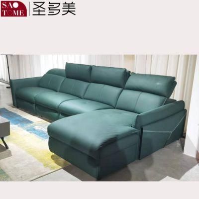 Modern Smart Home Private Cinema Leather 1+2+1 Combination Functional Sofa