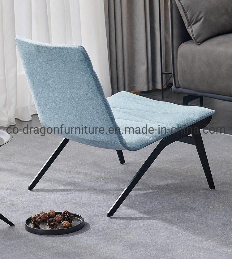 New Design Metal Legs Fabric Lounge Chair for Home Furniture