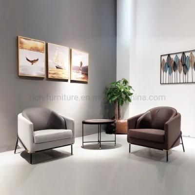 Italian Design Modern Living Room Single Velvet Armchair Office Accent Chair