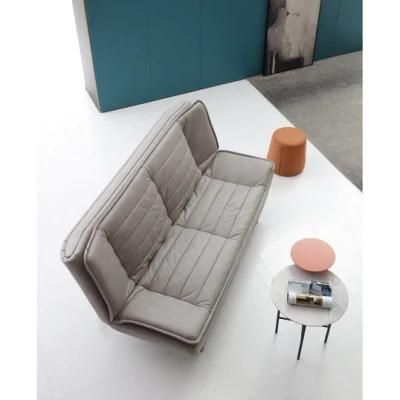 Hotel Furniture Recliner Living Room Bed Furniture Sleeper Modern Fabric Folding Grey Sofa