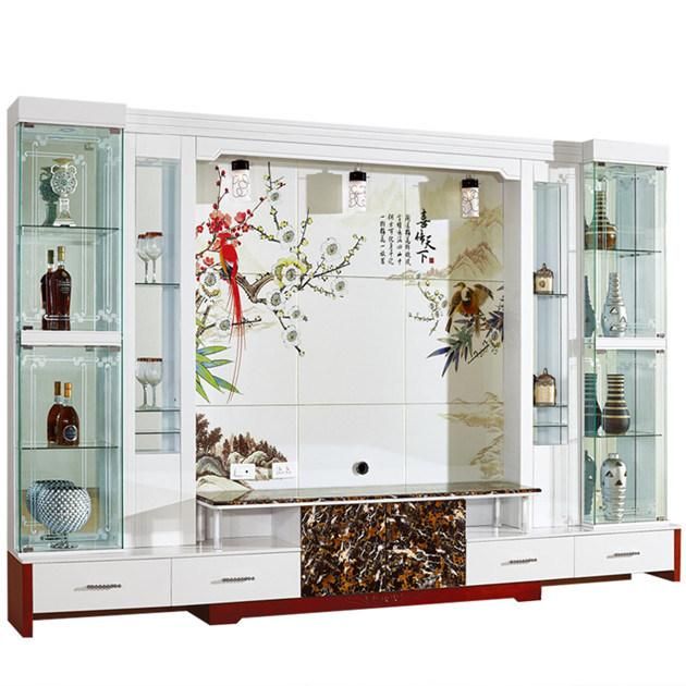 Modern Home Furniture Living-Room Decorative Storage Wall Drawer TV Cabinet