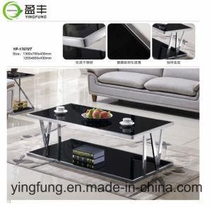 Modern Home Furniture Tempered Glass Coffee Table Yf-T17070