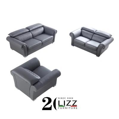Manufacturer Foshan Furniture Leather Living Room Sofa