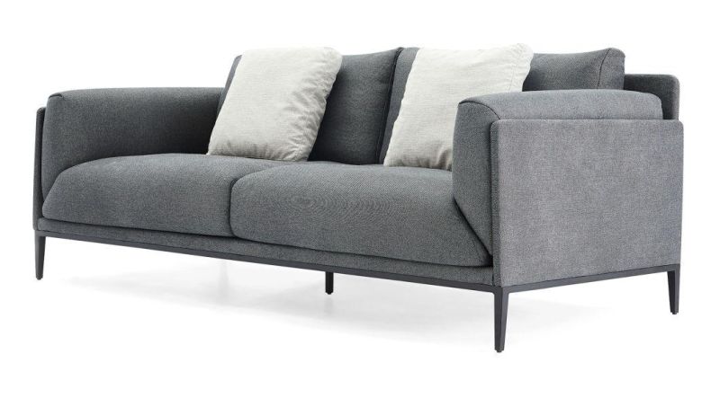 Lm16 Latest Fabric 3seater Sofa, Italian Modern Design Living Set, Italian Minimalist Style Sofas in Home and Hotel