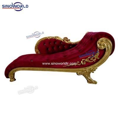 Hot Sale Luxury High Back Wedding Party Chaise Lounge Sofa