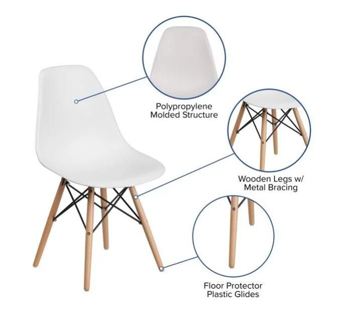 Modern Restaurant Cafe Office School Classroom Study Stackable Folding Chair with Legs