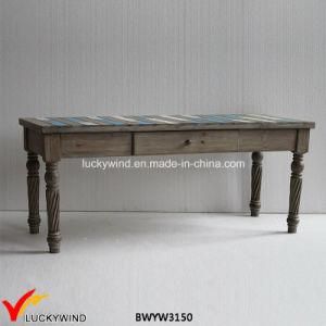 2016 New Design Vintage Wooden Square Coffee Table