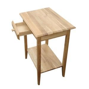 Natural Solid Wooden Telephone Table (CT01N)