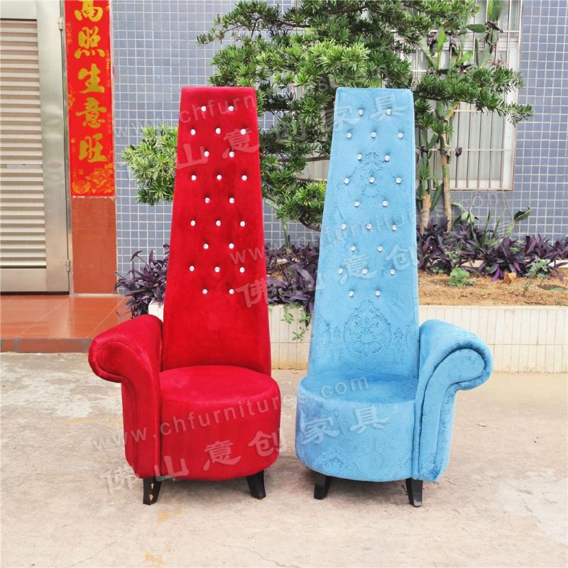 Hyc-K006 Luxury High-Back Couple Wedding Chair with Diamonds for Wedding Living Room