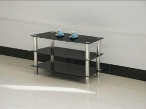 Modern Tempered Glass TV Stand/TV Cabinet (TV002)