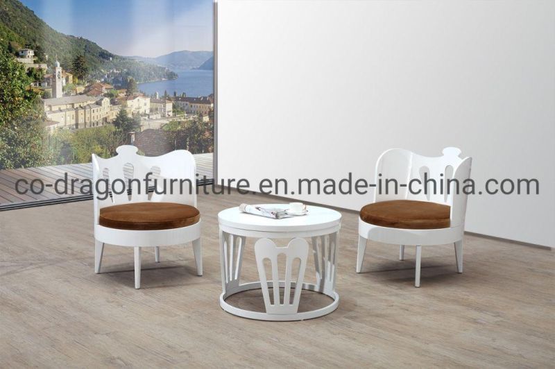 Modern Living Room Furniture Wooden Frame Fabric Leisure Sofa Chair