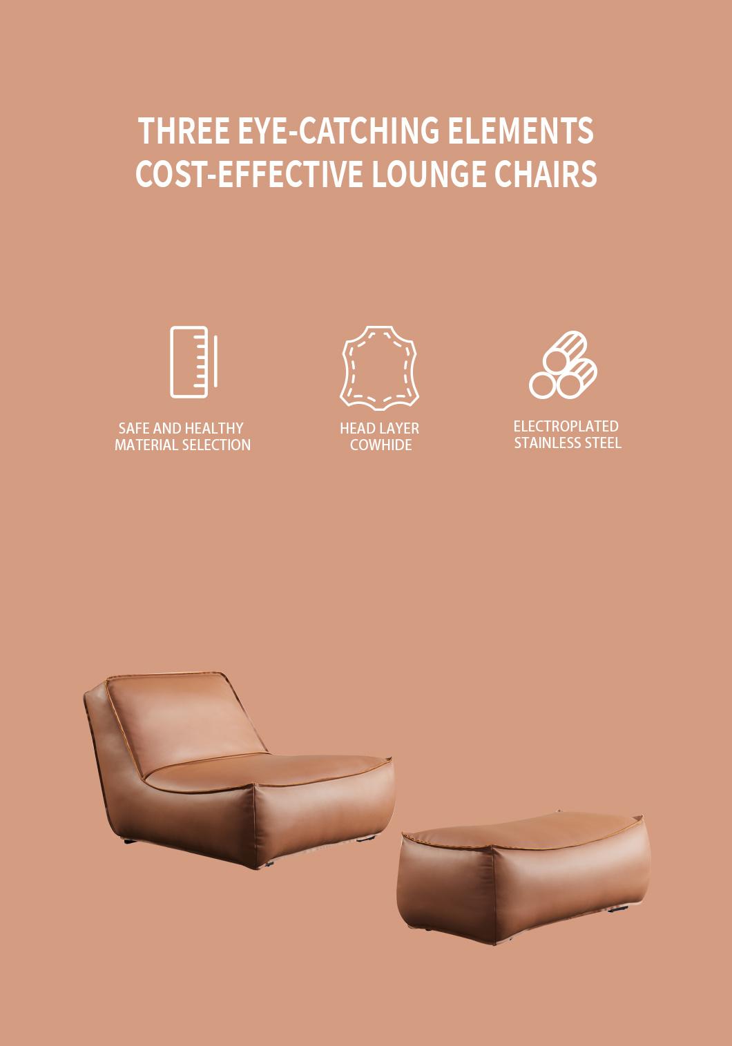 Living Room Home Leisure Luxury Single Sofa Chairs